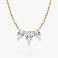 Load image into Gallery viewer, Exquisite 2.0 TCW Pear Cut Lab-Grown Diamond Trio Necklace
