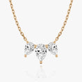 Load image into Gallery viewer, Exquisite 2.0 TCW Pear Cut Lab-Grown Diamond Trio Necklace
