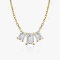 Load image into Gallery viewer, 2.0 TCW Emerald-Cut Lab-Grown Diamond Trio Necklace
