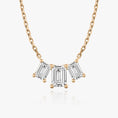 Load image into Gallery viewer, 2.0 TCW Emerald-Cut Lab-Grown Diamond Trio Necklace 3
