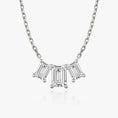 Load image into Gallery viewer, 2.0 TCW Emerald-Cut Lab-Grown Diamond Trio Necklace
