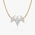 Load image into Gallery viewer, 2.0 TCW Marquise Cut Lab-Grown Diamond Trio Necklace
