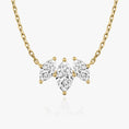 Load image into Gallery viewer, 2.0 TCW Marquise Cut Lab-Grown Diamond Trio Necklace
