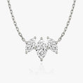 Load image into Gallery viewer, 2.0 TCW Marquise Cut Lab-Grown Diamond Trio Necklace
