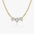 Load image into Gallery viewer, 1.0 TCW Round Lab-Grown Diamond Trio Necklace
