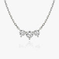 Load image into Gallery viewer, 1.0 TCW Round Lab-Grown Diamond Trio Necklace
