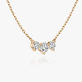 Load image into Gallery viewer, 1.0 TCW Round Lab-Grown Diamond Trio Necklace
