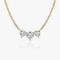 Load image into Gallery viewer, 1.0 TCW Round Lab-Grown Diamond Trio Necklace
