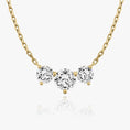 Load image into Gallery viewer, Dazzling 2.0 TCW Round Lab-Grown Diamond Triad Necklace
