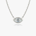 Load image into Gallery viewer, 1.0 CT Marquise Lab-Grown Diamond Bezel Solitaire Necklace - Elegance Redefined
