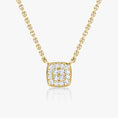 Load image into Gallery viewer, Elegant 0.10 TCW Round Lab-Grown Diamond Cluster Necklace
