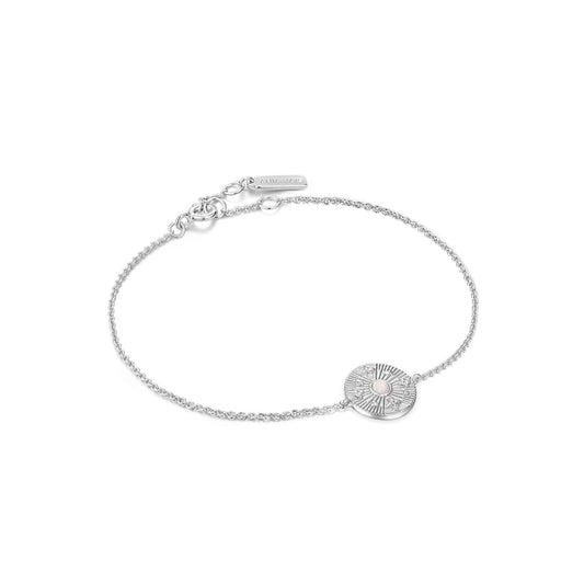 Elegant Sunbeam Opal & 0.05 CT Lab-Grown Diamond Bracelet