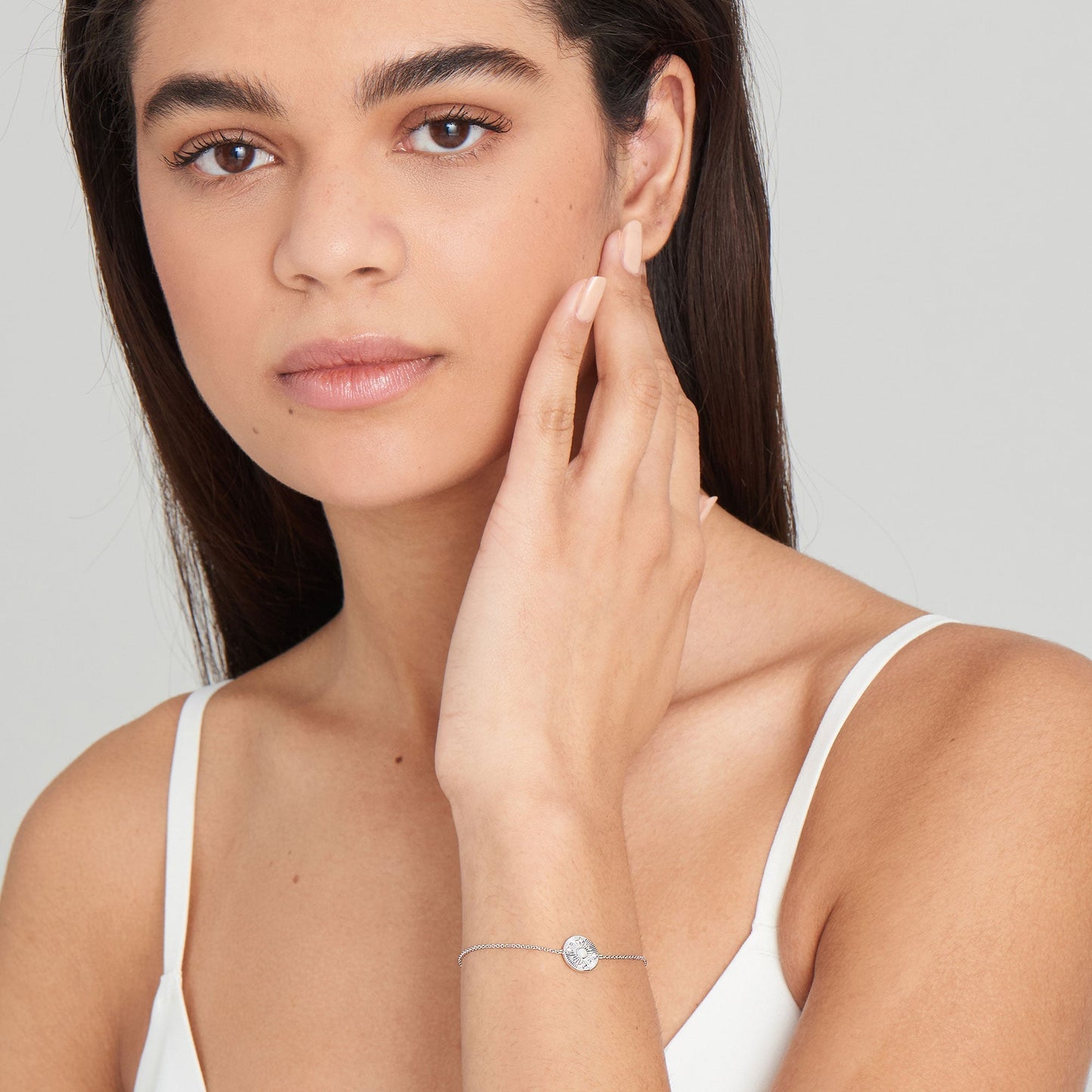 Elegant Sunbeam Opal & 0.05 CT Lab-Grown Diamond Bracelet 3