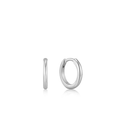 Timeless Silver Hoop Earrings 1