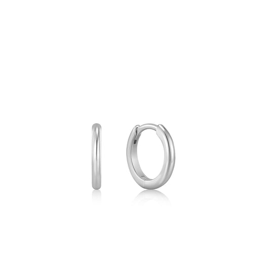 Timeless Silver Hoop Earrings 1