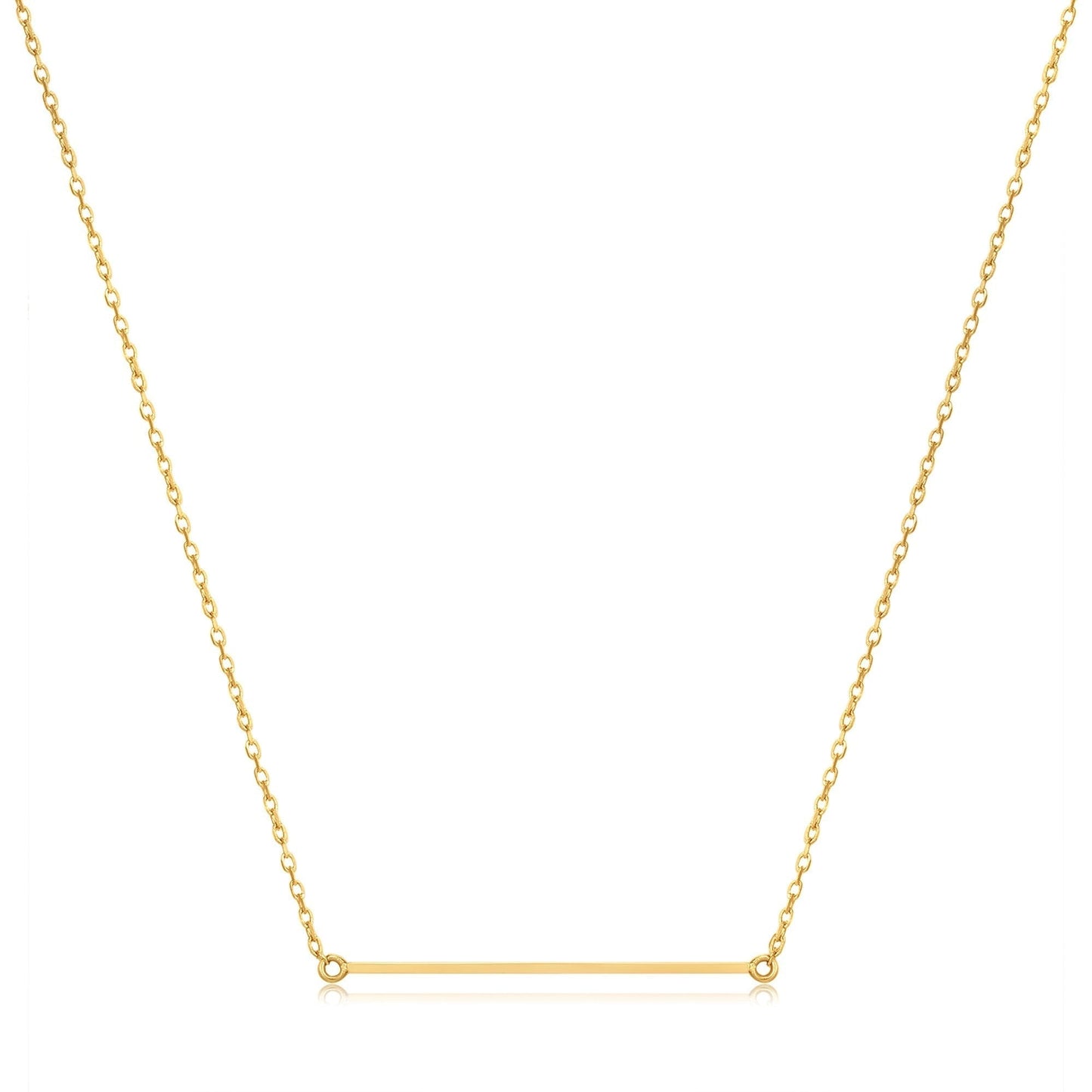 Elegant Gold Bar Necklace 1