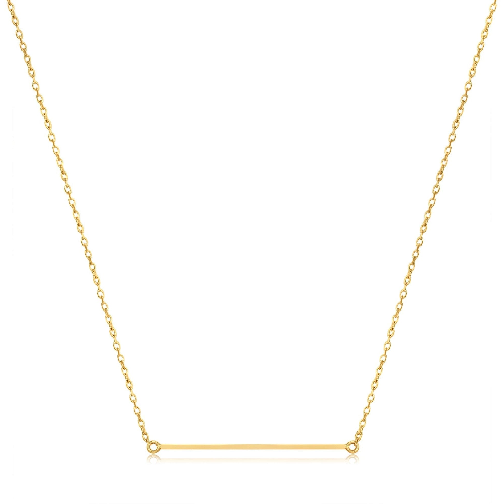 Elegant Gold Bar Necklace 1