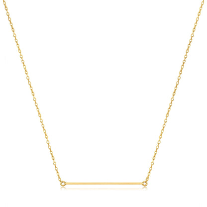 Elegant Gold Bar Necklace 1