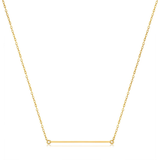 Elegant Gold Bar Necklace