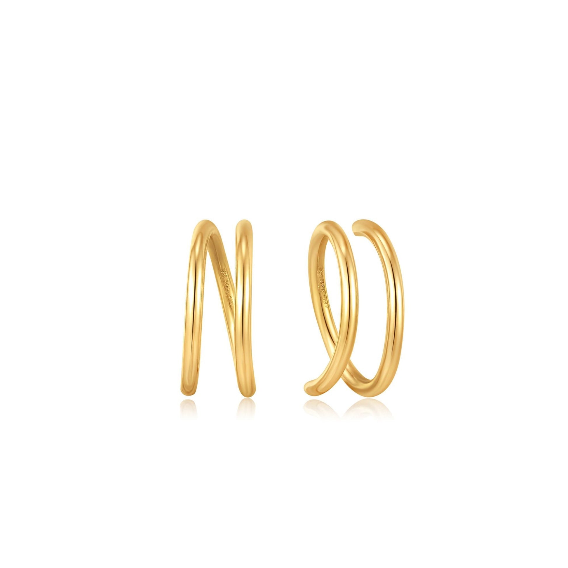 Spiral Hoop Earrings 1