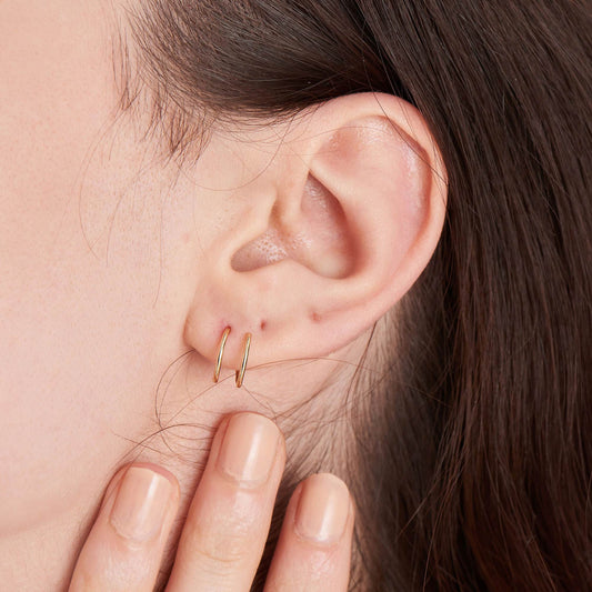 Spiral Hoop Earrings