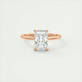 Load image into Gallery viewer, 2.0 CT Radiant Cut Lab Grown Diamond Solitaire Engagement Ring
