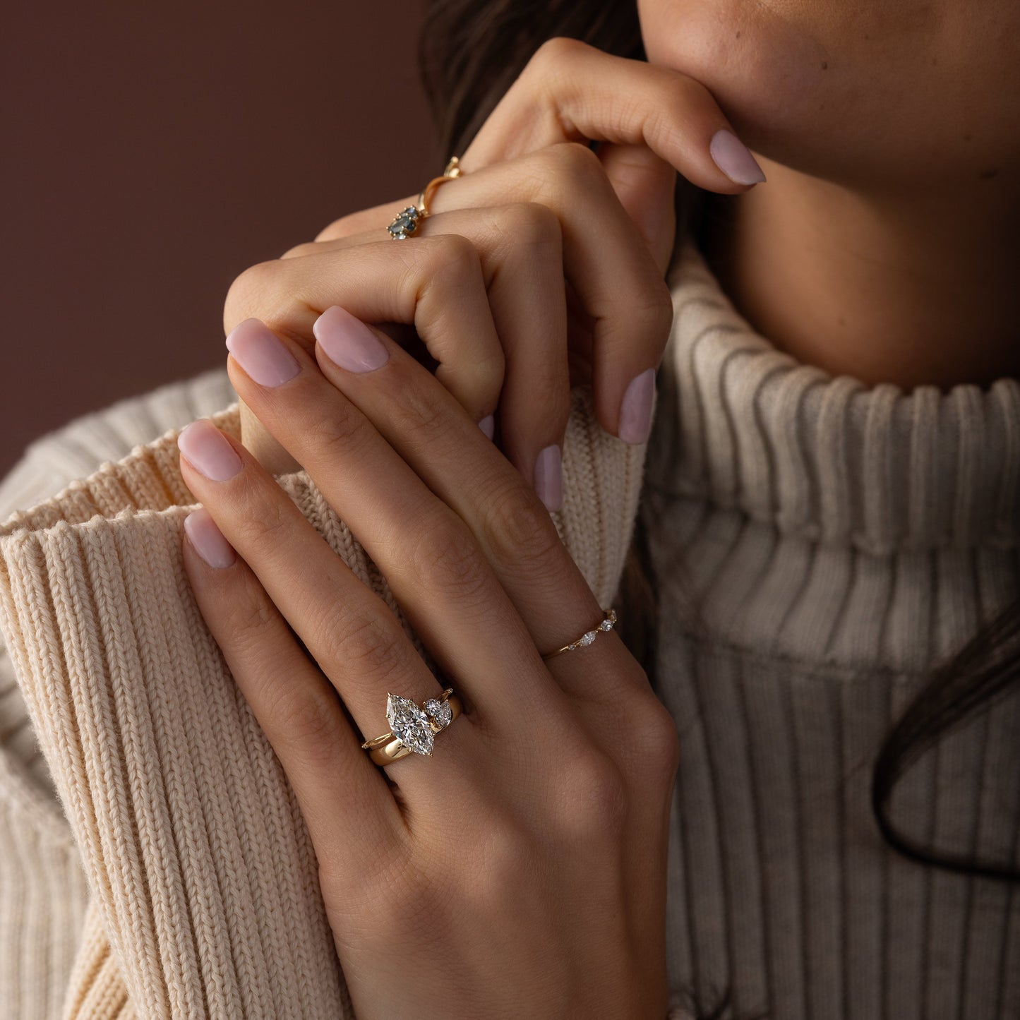 Solitaire-Oval Lab Grown Diamond Engagement Ring