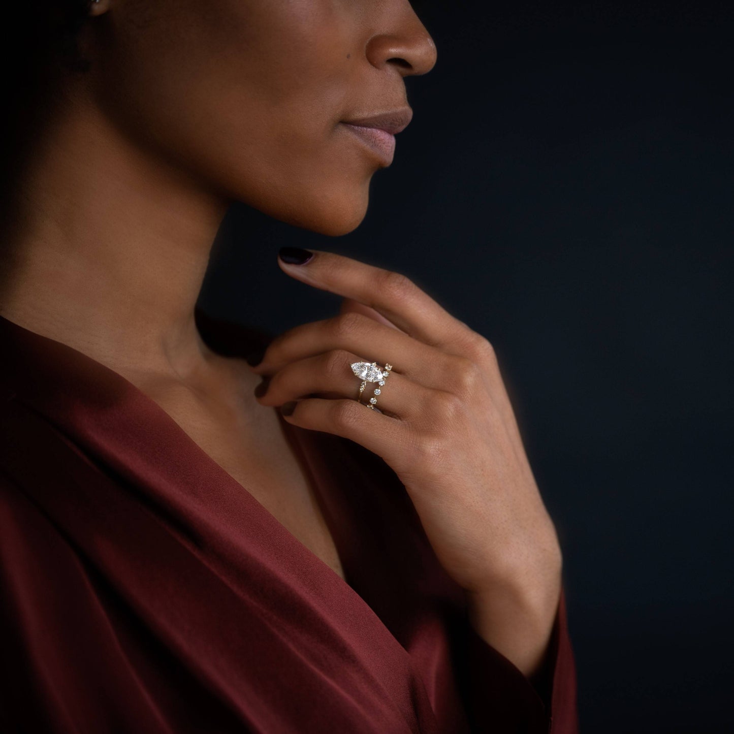 Solitaire-Oval Lab Grown Diamond Engagement Ring