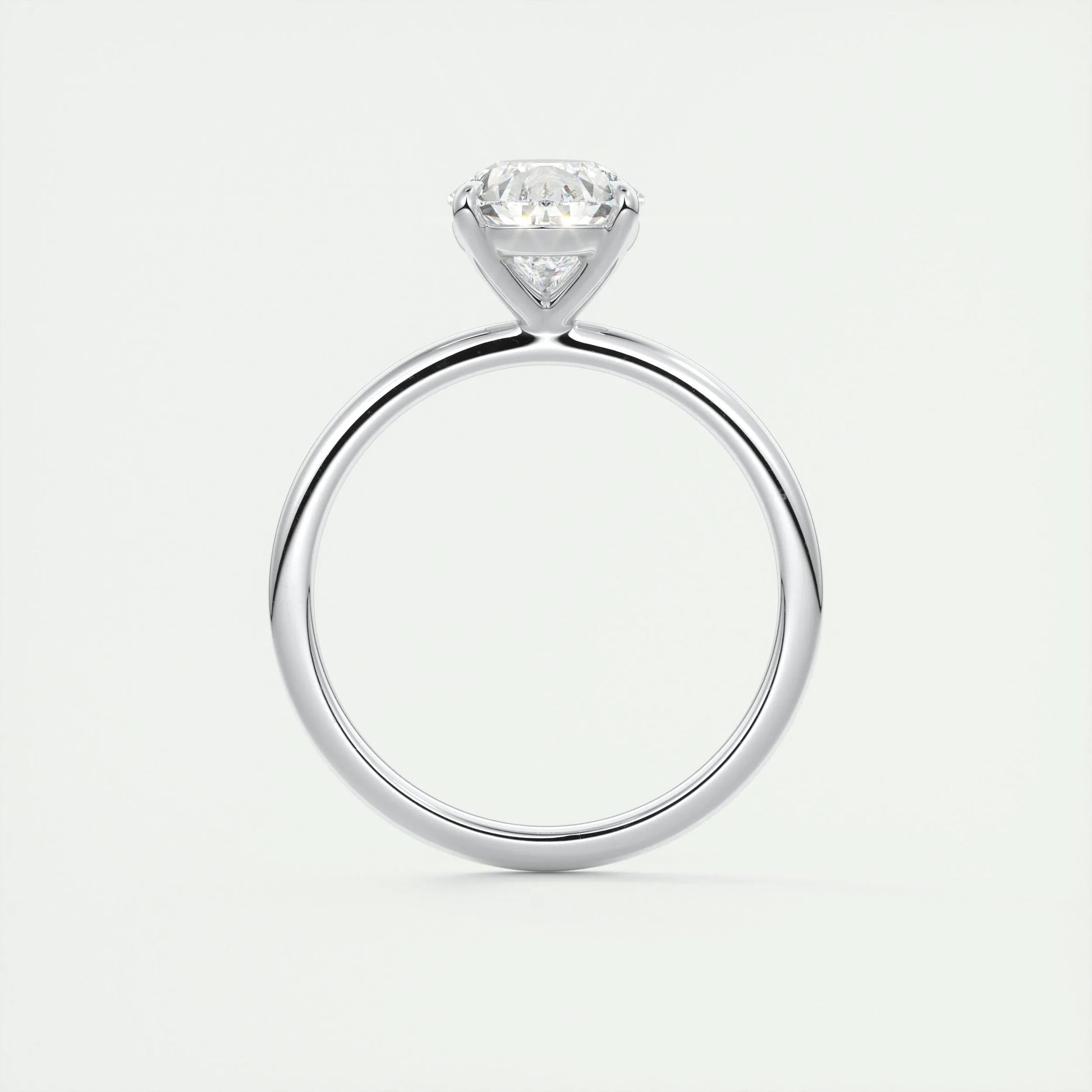 2.0 CT Pear-Shaped Lab Grown Diamond Solitaire Engagement Ring 7