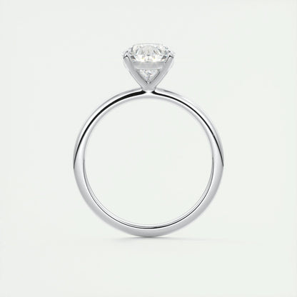 2.0 CT Pear-Shaped Lab Grown Diamond Solitaire Engagement Ring 7