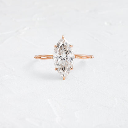 Solitaire-Oval Lab Grown Diamond Engagement Ring