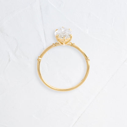 Solitaire-Oval Lab Grown Diamond Engagement Ring