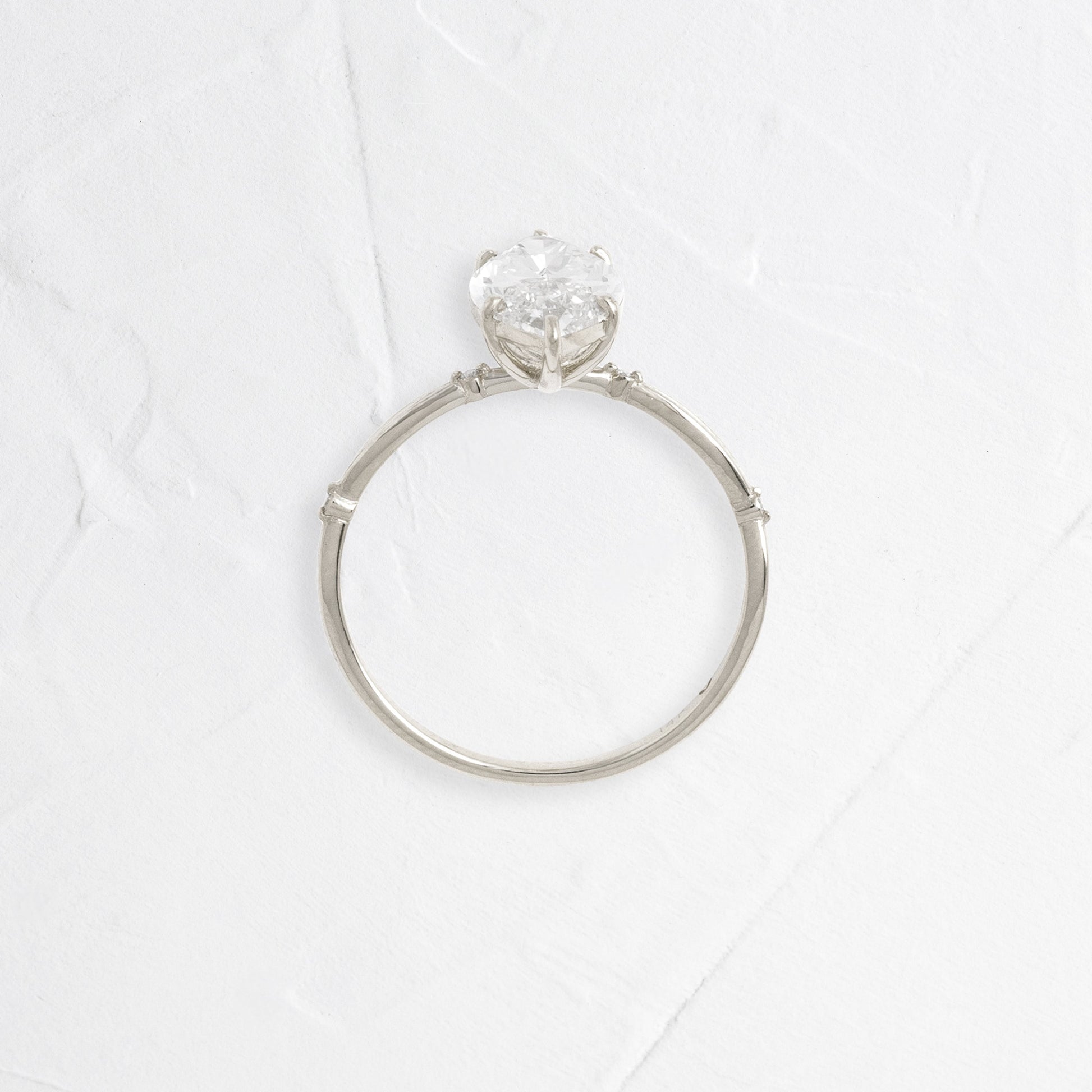 Solitaire-Oval Lab Grown Diamond Engagement Ring