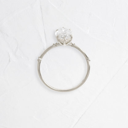 Solitaire-Oval Lab Grown Diamond Engagement Ring