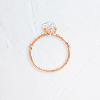 Solitaire-Oval Lab Grown Diamond Engagement Ring