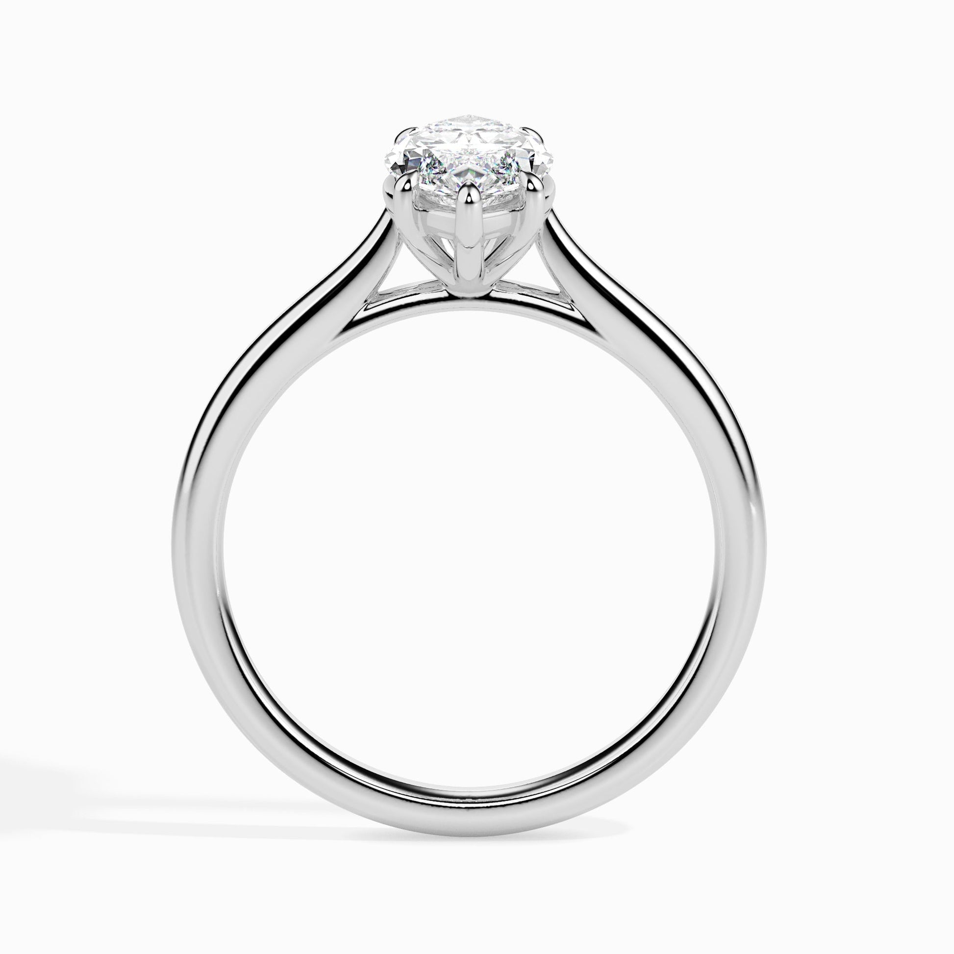 1.0 CT Marquise Lab-Grown Diamond Solitaire Ring in Elegant Gold Setting 7