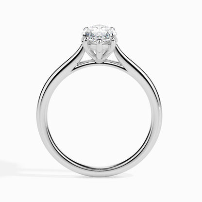 1.0 CT Marquise Lab-Grown Diamond Solitaire Ring in Elegant Gold Setting 7
