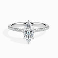 Load image into Gallery viewer, 1 Marquise F- VS Diamond Pave Engagement Ring
