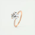 Load image into Gallery viewer, Eternal Radiance: 2.0 CT Round Lab Grown Diamond Pave Engagement Ring
