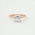 Load image into Gallery viewer, Radiant 2.0 CT Asscher-Cut Lab-Grown Diamond Solitaire Ring
