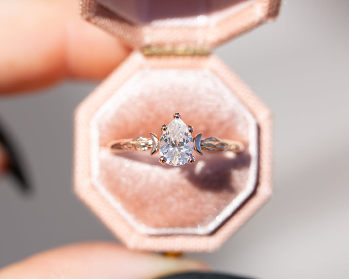 Solitaire Cathedral- 1.8 CT Cushion Lab Grown Diamond Wedding Band