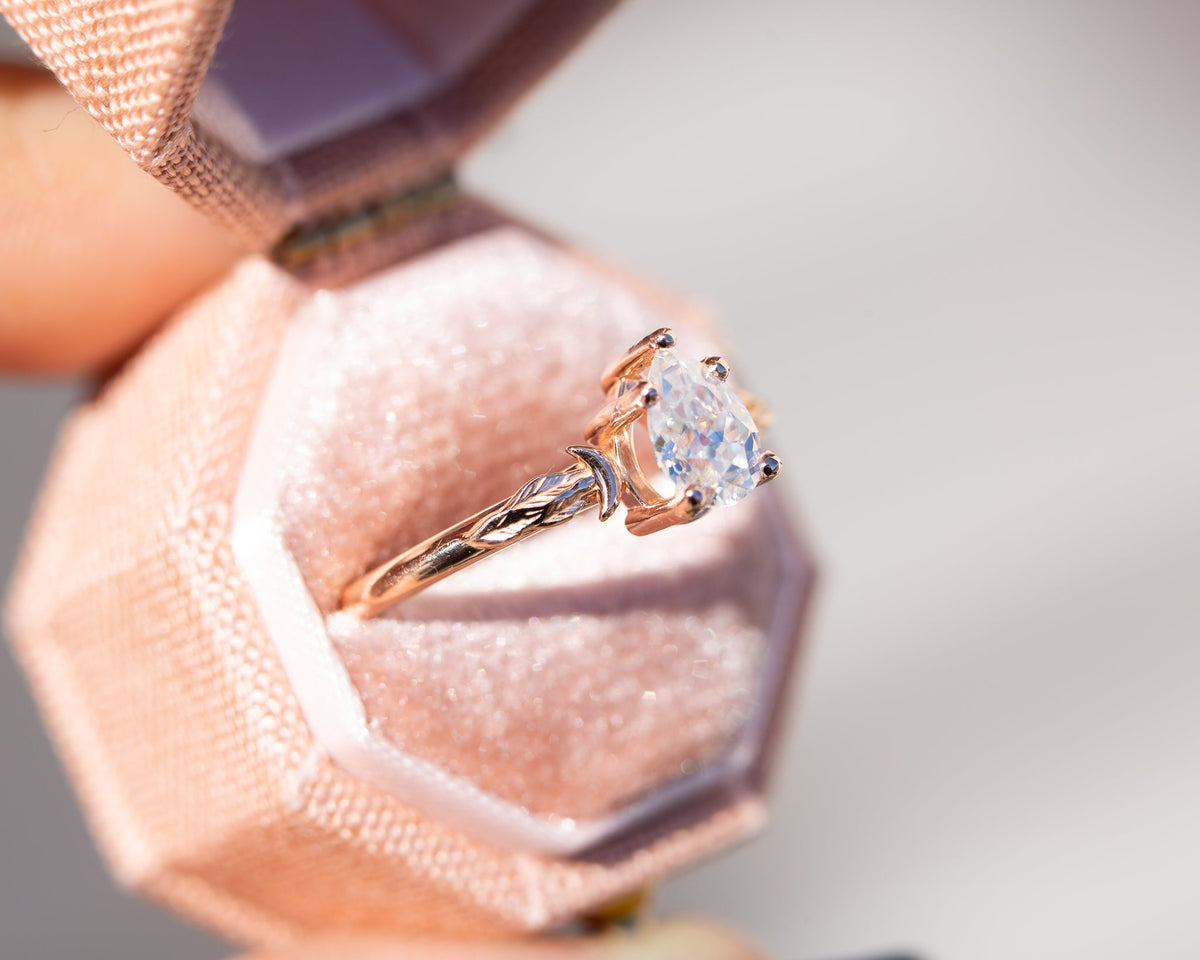 Solitaire Cathedral- 1.8 CT Cushion Lab Grown Diamond Wedding Band