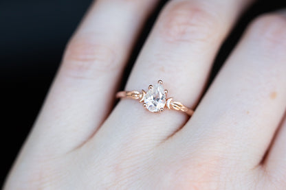 Solitaire Cathedral- 1.8 CT Cushion Lab Grown Diamond Wedding Band