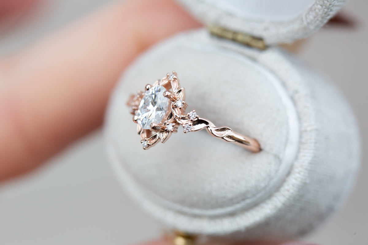 Solitaire Cathedral- 1.8 CT Cushion Lab Grown Diamond Wedding Band