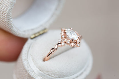 Solitaire Cathedral- 1.8 CT Cushion Lab Grown Diamond Wedding Band