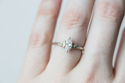 Solitaire Cathedral- 1.8 CT Cushion Lab Grown Diamond Wedding Band