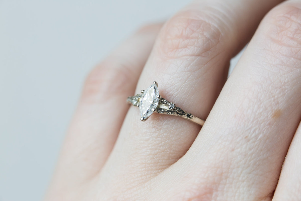 Solitaire Cathedral- 1.8 CT Cushion Lab Grown Diamond Wedding Band
