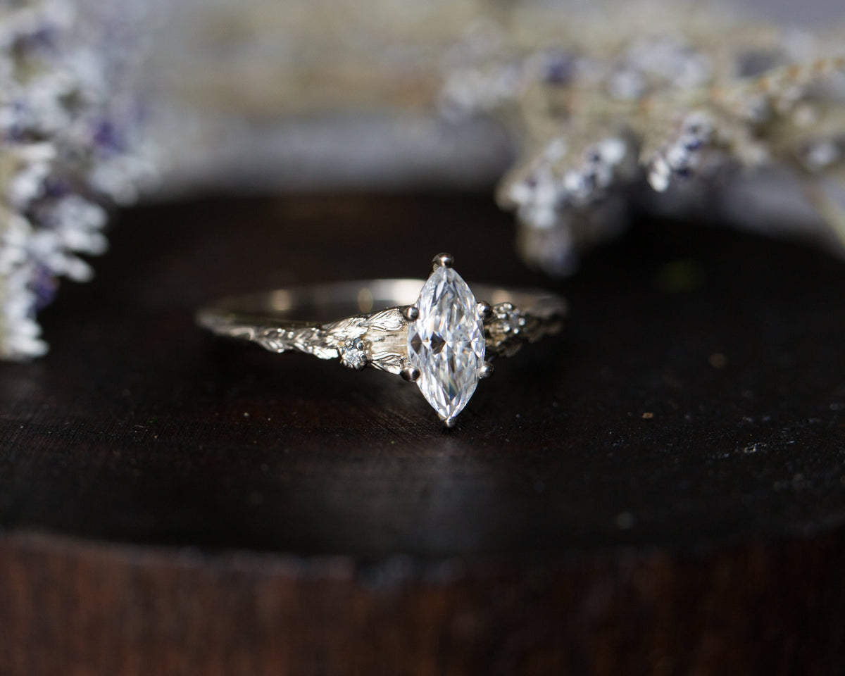 Solitaire Cathedral- 1.8 CT Cushion Lab Grown Diamond Wedding Band