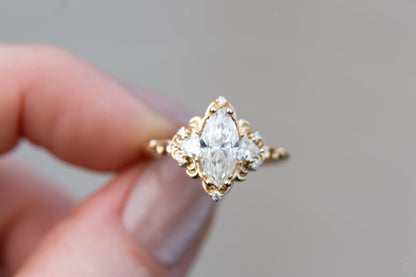 Solitaire Cathedral- 1.8 CT Cushion Lab Grown Diamond Wedding Band