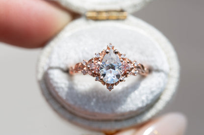 Solitaire Cathedral- 1.8 CT Cushion Lab Grown Diamond Wedding Band